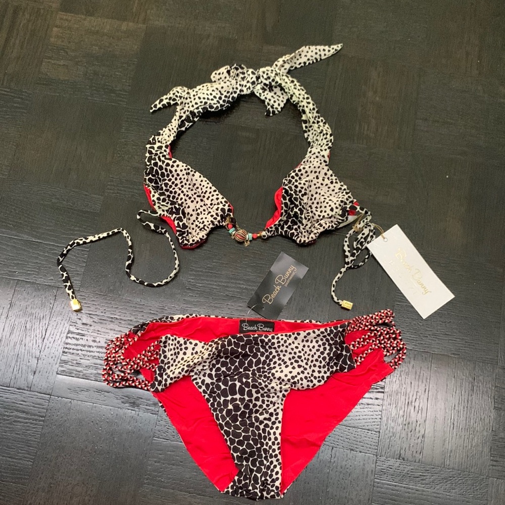 Beach Bunny Bikini animal print